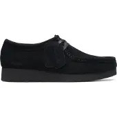 Clarks Damen Halbschuhe WALLABEE Schwarz RaulederGröße:7