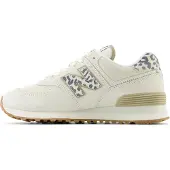 New Balance für Damen. WL574V2 Leder Turnschuhe 574 weiß (36), Wohnung, Schnürsenkel, Lässig