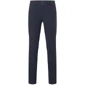 MAC Stoffhose "Traveller", Herren, Gr. 30, Länge 34, blau (midnight blau), Web, Obermaterial: 62% Polyester, 33% Viskose, 5% Elasthan, unifarben, slim fit knöchellang, Hosen Stoffhose