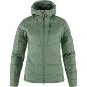 Fjällräven - Women's Keb Padded Hoodie - Kunstfaserjacke Gr L grün