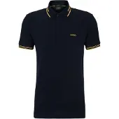 BOSS Poloshirt "Paul Slim Fit Stretch-Baumwoll-Pique" mit Polokragen