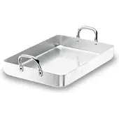 Lacor 20555F Bratpfanne mit Fixier Griffen 55 cm
