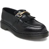 Dr. Martens Halbschuhe Adrian Snaffle Herren Black Polished Smooth-Schuhgröße 44