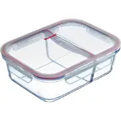 Westmark Glas-Frischhaltedose 570 ml, mit 2 separaten Fächern 23472270