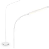 Briloner LED-Stehlampe Mura, weiß, Höhe 170 cm, Metall, Touchdimmer