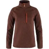 Fjällräven - Women's Övik Fleece Half Zip - Fleecepullover Gr M braun