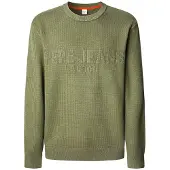 Pepe Jeans für Herren. PM7000016 Phineas Pullover grün (M), Lässig, Viskose