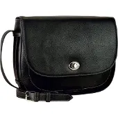 Leonhard heyden Leder Umhängetasche Tablettasche mit Laptopfach Nizza Crossbody Bag Black schwarz