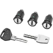 Givi SmartSecurityLock - Schlüssel + Zylinder SLR103, 2 SCHLÜSSEL & 3 BUCHSEN