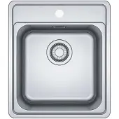 Franke Bell - Spüle BCX 610-42, 48x42 cm, Edelstahl 101.0698.241