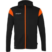 Uhlsport Squad 27 Track Hood Jacke schwarz/fluo orange 3XL