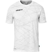 Uhlsport Trainingsshirt "Trainings-T-Shirt Prediction", Herren, Gr. 3XL, weiß, Obermaterial: 100% Polyester Pol. recyc.., Shirts Trainingsshirt