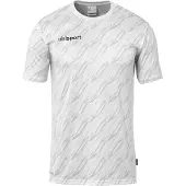 Uhlsport Trainingsshirt "Trainings-T-Shirt Progressive 28", Herren, Gr. L, weiß, Obermaterial: 100% Polyester Pol. recyc.., Shirts Trainingsshirt