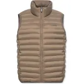 Calvin Klein Steppweste JEANS "SLVLSS LT WT NYLON PUFFER VEST", Herren, Gr. M, braun (morel), Web, Obermaterial: 100% Polyamid, regular fit normal, Rundhals, Westen Steppweste, Mit Rundhalsausschnitt