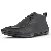 Camper für Damen. K400805-003 Right Nina Lederstiefeletten schwarz (35), Wohnung, Schnürsenkel, Lässig