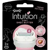 Wilkinson Sword Intuition 2in1 Soap & Shave Nourishing Rasierklingen 3 St.