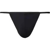 Hom Männer String Plume | Grösse: S | Farbe: Schwarz