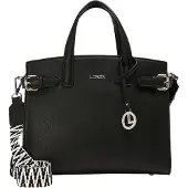 L.credi Handtasche Umhängetasche Isante Handle Bag Black schwarz