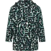 Cecil Kapuzensweatshirt, mit 3/4 Arm, gemustert