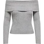 ONLY Strickpullover "ONLKATIA LIFE LS OFF SHOULDER KNT NOOS" Viskosemischung, regular fit