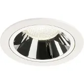 SLV 1003975 NUMINOS L DL, Indoor LED Deckeneinbauleuchte weiß/chrom 4000 K 20°