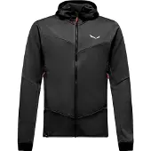 Salewa - Sella Crevasse Hooded Jacket - Fleecejacke Gr 50 schwarz
