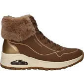 SKECHERS für Damen. 167993 Turnschuhe Uno Rugged Fall Shimmer braun (40), Wohnung, Reißverschluss, Lässig