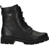 Remonte Schnürstiefelette , Damen, Gr. 36, wärmend, schwarz, Leder, unifarben, Schuhe Schnürstiefelette, Outdoorboots, Schnürboots mit wasserabweisender TEX-Membran