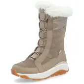 Rieker Evolution Damen Schnürstiefel Beige Synthetik Größe: 39