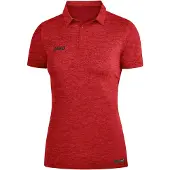 Jako Damen Polo Premium Basics 6329-01 40 - rot meliert - 40