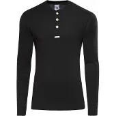 Aclima - WarmWool Granddad Shirt - Merinopullover Gr S schwarz