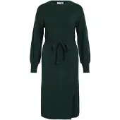 Vila Gürtel Midi Strickkleid