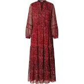 Pepe Jeans für Damen. PL9537703 Miley rotes Kleid (XS), Lässig, Polyester, Langarm