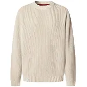 Pepe Jeans für Herren. PM7000022 Parker Pullover beige (M), Lässig, Baumwolle