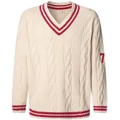 Pepe Jeans für Herren. PM7000021 Pace Pullover weiß (XL), Lässig, Baumwolle