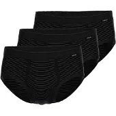 Ammann Slip "Slip Jeans Slip 3P 3er Pack", Herren, Gr. XL, grau (anthrazit), Obermaterial: 75% Baumwolle CO. 25% Polyester PES., Unterhosen Slip
