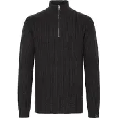 !Solid Troyer SOLID "Troyer SDArian", Herren, Gr. L, schwarz (true schwarz), Obermaterial: 100% Polyacryl PAN., Pullover Troyer