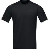 Norrøna - Falketind EqualiserUll T-Shirt - Merinoshirt Gr L schwarz