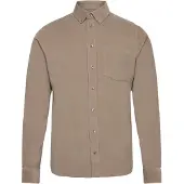 Casual Friday Langarmhemd "Langarmhemd CFAton", Herren, Gr. XXL, N-Gr, braun (roasted cashew), Obermaterial: 100% Baumwolle CO., Hemden Langarmhemd