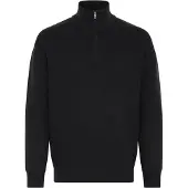 !Solid Troyer SOLID "Troyer SDFinnet", Herren, Gr. M, schwarz (true schwarz), Obermaterial: 70% Baumwolle CO recyc.. 30% Polyester Pol. recyc.., Pullover Troyer