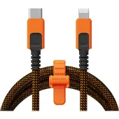 Telco Accessories CXX2002, 1,5 m, Lightning, USB C, Stecker, Stecker, Schwarz, Orange