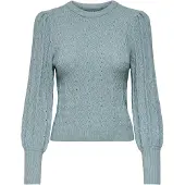 ONLY "ONLKATIA LS STRUC PUFF ONECK CC KNT" Materialmix, regular fit