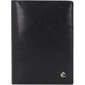 Esquire Leder Kartenetui Toscana Wallet Black schwarz