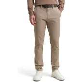 Tom Tailor Chinohose , Herren, Gr. 31, Länge 32, braun (beige braun zig zag structure), Obermaterial: 97% Baumwolle, 3% Elasthan, slim fit lang, Hosen Chinohose, mit dezenter Struktur, Topseller