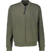 Lerros Sweatjacke "College-Sweatjacke für Herren", Herren, Gr. S, grün (nordic olive), 50% Baumwolle, 50% Polyester, Sweatjacken Sweatjacke