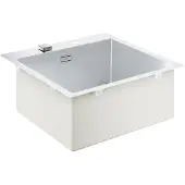 GROHE K800 60-S, Aufsatzwanne, Rechteckig, Edelstahl, Edelstahl, 1 Becken, Rechteckig