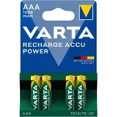 Varta Akku AAA 1000 mAh NiMH 1,2V 4er-Pack