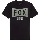 FOX Typeface Premium T-Shirt, schwarz/grün/weiß, S