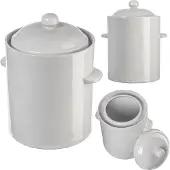 Kadax Fassbeiztopf mit Kragen 5L