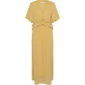 St. Tropez Midikleid SAINT TROPEZ "Damen Kleid LindzySZ", Damen, Gr. L, N-Gr, grün (fall leaf), Obermaterial: 100% Polyester PES., Kleider Midikleid